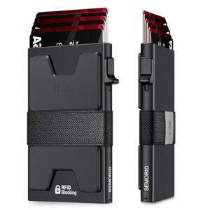 Slim Aluminum Card Holder Wallet for Men